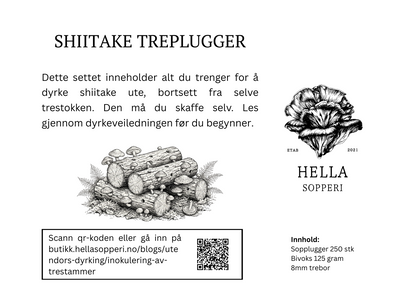 Sett med sopplugger, Shiitake