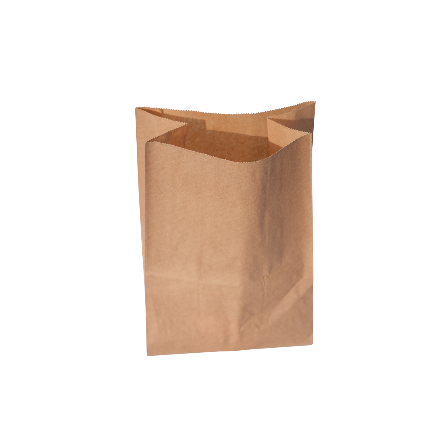 Pose av brunt kraftpapir