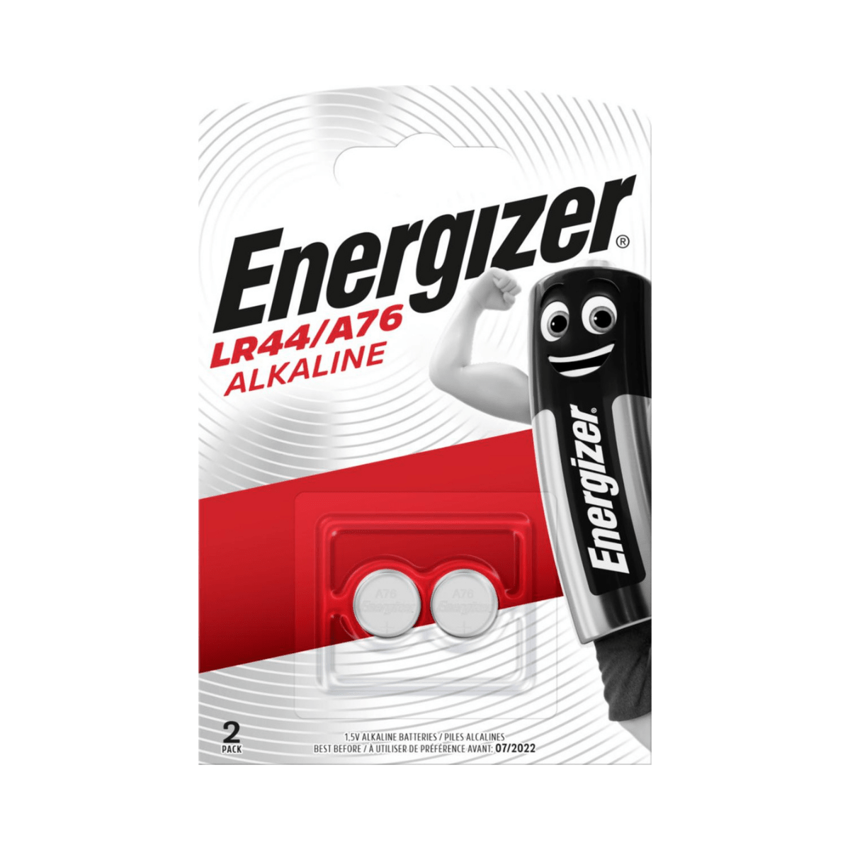 Energizer LR44, 2 stk - Hella Sopperi