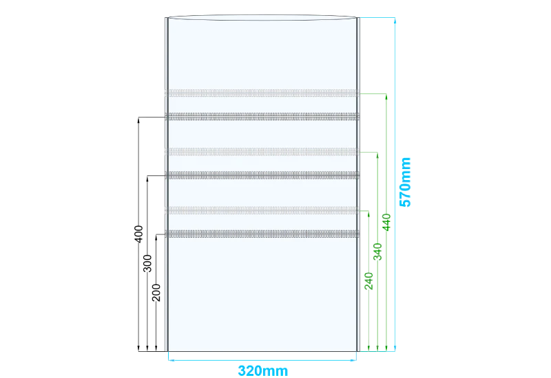 SacO2 dyrkepose, 10 stk