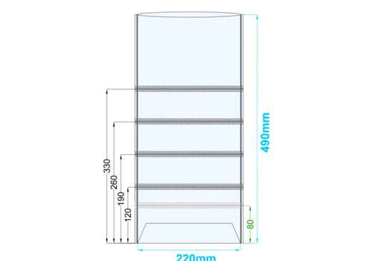 SacO2 dyrkepose, 10 stk