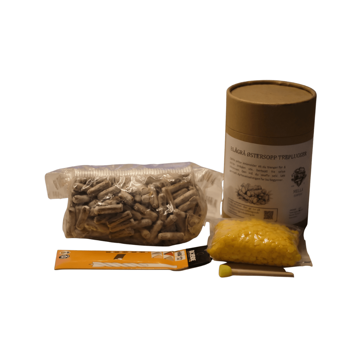 Sett med sopplugger, Shiitake - Hella Sopperi